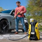 Lavadora a presión Kärcher K5 Power Control 2000 PSI 1.55 GPM manguera 32 pies color amarillo