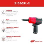 Llave de Impacto Neumática Ingersoll Rand 2135QTL-2 1/2 Pulgadas Silenciosa Par Máximo 780 ft-lb Yunque 2 Pulgadas