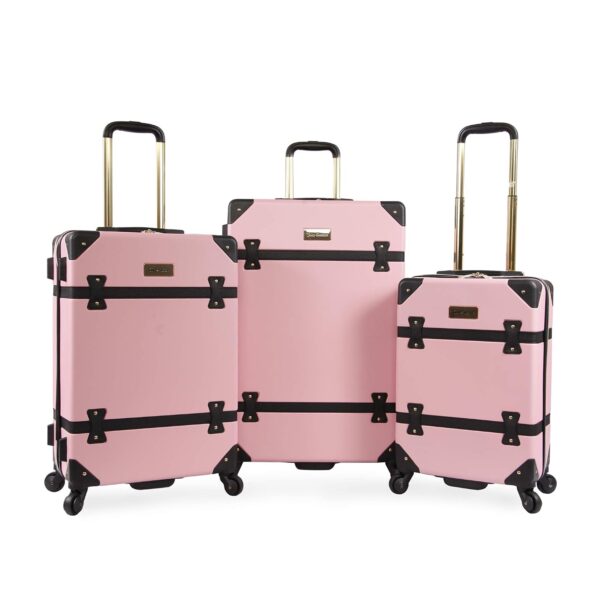 Juego de Equipaje Rígido Juicy Couture Kitra JC-AB-9500-3-PK 3 Piezas Rosa ABS