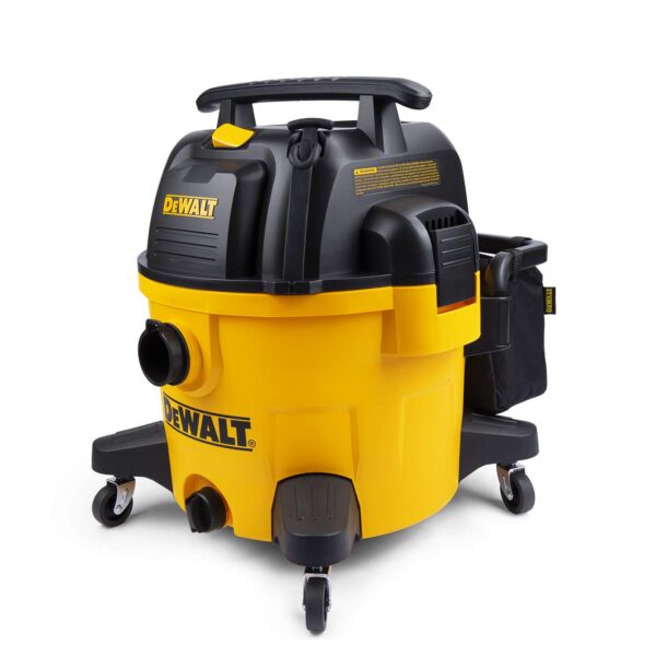 DEWALT Aspiradora para Seco y Húmedo de 9 Galones, Aspiradora de Taller de Alta Capacidad con Accesorios, 5 HP Máximo, c