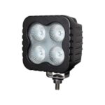 Luz de inundación LED Buyers Products 1492198 4 pulgadas redonda lente calentada 4500 lúmenes IP67 45 vatios