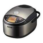 Zojirushi NP-NWC18 - Arrocera y calentador de arroz de 10 tazas con calentamiento por inducción a presión, negro