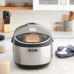 Zojirushi NP-NWC18 - Arrocera y calentador de arroz de 10 tazas con calentamiento por inducción a presión, negro