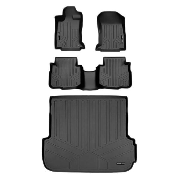 Juego de Alfombrillas y Revestimiento de Carga SMARTLINER SA0490 B0490 D0490 para Todo Clima Compatible con Subaru Outba