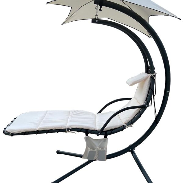 Columpio Hamaca BalanceFrom BFHC Capacidad 330 Libras Color Beige Acero Aleado
