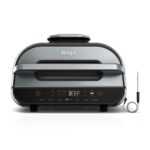 Ninja FAG551 Foodi Smart XL 6-IN-1 Parrilla interior con freidadora de 4 cuartos de gala de aire Hornee de horose de hid