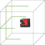 Leica Geosystems 912932 LINO L2Gs-1 Láser de línea cruzada de haz verde