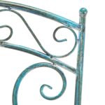 Juego de Bistro para Exterior Safavieh Semly PAT5028C 3 Piezas Hierro Azul Antiguo Estilo Victoriano