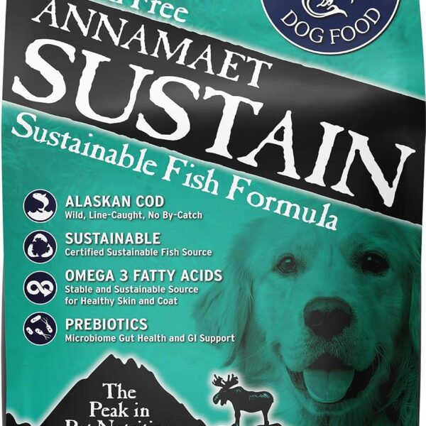 Alimento Seco para Perros Annamaet Sustain Sin Granos Bacalao y Pavo Bolsa 25 Libras