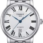 Reloj Tissot Carson Premium Automatic Lady T1222071103300 Caja Acero Inoxidable 316L 30 Milimetros Esfera Plateada