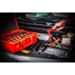 Powerbuilt Juego de herramientas VDE para electricistas aislados de 50 piezas de 1000 V con estuche impermeable, 3/8 pul