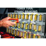 Powerbuilt Juego de herramientas VDE para electricistas aislados de 50 piezas de 1000 V con estuche impermeable, 3/8 pul