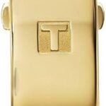 Correa de Reloj Tissot T605044673 Acero Inoxidable Color Oro para Mujer 19 milímetros