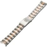 Correa Tissot T605043793 de Acero Inoxidable para Mujer Oro Rosa Plata 19 milímetros