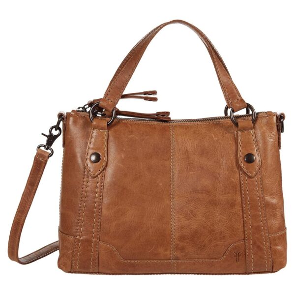 Bolso Bandolera Frye Melissa DB0910 Cuero Beige Mediana Correa Convertible