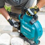 Kit de Soplador Sin Escobillas Makita XBU04PTV 36V 18V X2 con Accesorio de Vacío 473 CFM 120 MPH 5.0Ah