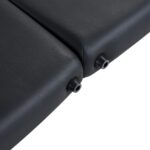 Mesa de Masaje Portátil Master Massage Zephyr 24351V Aluminio Negro Granate Capacidad 450 Libras