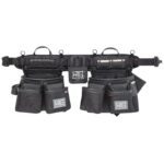 Weaver Tool Gear - Cinturón para techador (pequeño/mediano, negro de nylon)