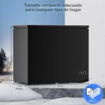 Kismile Congelador de Pecho de 7.0 Pies Cúbicos con 3 Cestas Removibles, Congelador Profundo Compacto Independiente de P