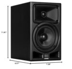 RCF Monitor de estudio alimentado de 5", negro - RAL 9005, AYRA-Five-PRO