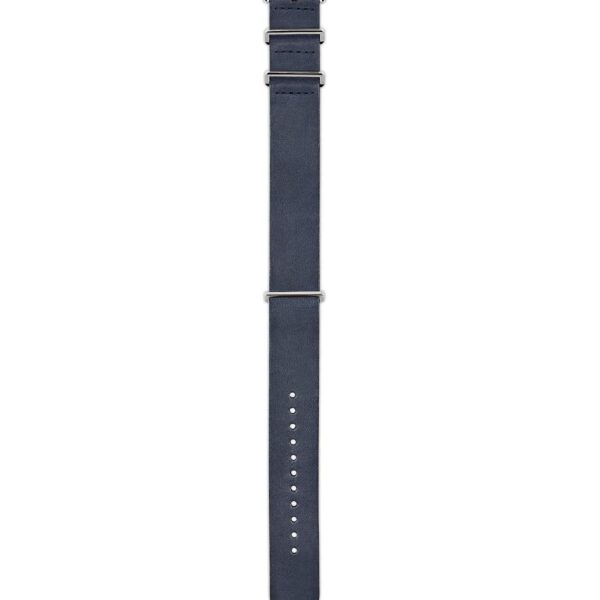 Correa Rado Captain Cook R070913401 NATO Piel Azul 21mm Sistema Easy Clip Compatible con Captain Cook 1.654 in