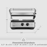 Breville BGR700BSS - Parrilla de acero inoxidable cepillado