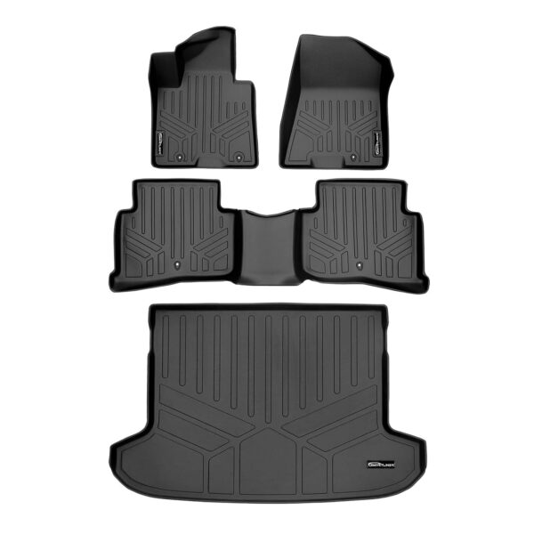 Alfombrillas de Piso y Forro de Carga SMARTLINER Ajuste Personalizado Hyundai Tucson 2019-2021 Negro