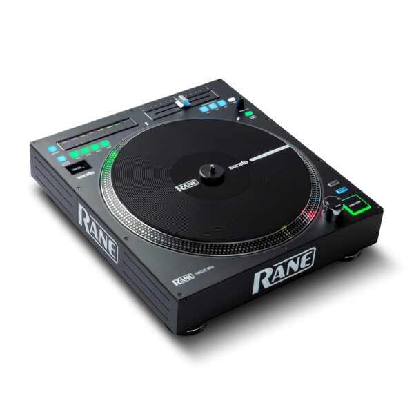 RANE DJ Twelve MKII Tocadiscos MIDI de Vinilo Motorizado de 12 Pulgadas Negro Control USB MIDI y DVS para Traktor Virtua