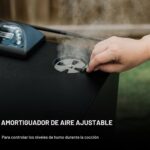 Ahumador Vertical Eléctrico Digital Masterbuilt MB20070421 30 Pulgadas 710 Pulgadas Cuadradas Negro
