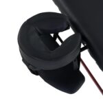 Mesa de Masaje Portátil Master Massage Zephyr 24351V-1 Negro 28 x 72 Pulgadas Aluminio