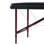 Mesa de Masaje Portátil Master Massage Zephyr 24351V-1 Negro 28 x 72 Pulgadas Aluminio