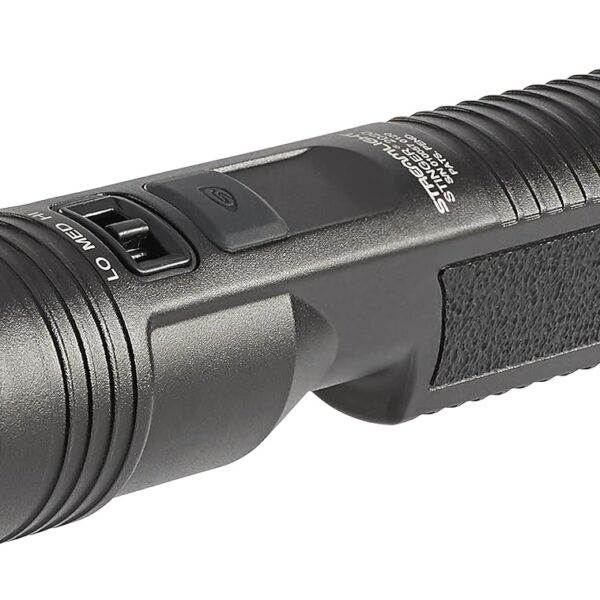 Streamlight 78101 Stinger 2020 - Linterna profesional recargable de 2000 lúmenes con cargador de soporte de 120 V AC/12