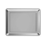Megachef Horno electrónico multifunción de 360 grados con tecnología de aire caliente, cromo plateado, capacidad de 25 l