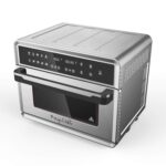 Megachef Horno electrónico multifunción de 360 grados con tecnología de aire caliente, cromo plateado, capacidad de 25 l
