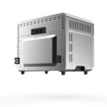 Megachef Horno electrónico multifunción de 360 grados con tecnología de aire caliente, cromo plateado, capacidad de 25 l