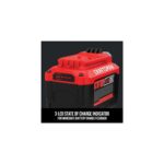 Batería de Iones de Litio CRAFTSMAN V20 CMCB209 9Ah 20 Voltios con Indicador de Carga LED