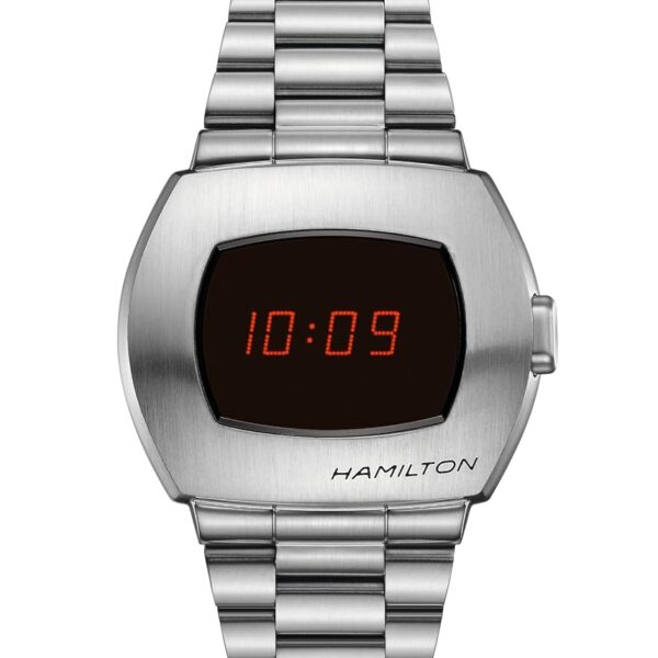 Reloj Hamilton American Classic PSR H52414130 para Hombre Caja Acero Inoxidable 40.8 mm Esfera Negra Cristal de Zafiro C