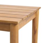 Juego de Chat Eudora Christopher Knight Home Modelo 313620 Madera de Acacia 2 Plazas Acabado Teca y Gris Oscuro