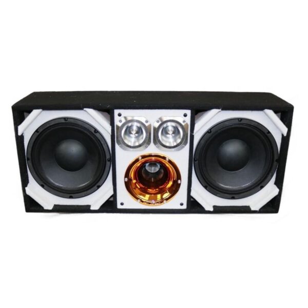 Bocina Deejay LED TBH10WHITE Dos Woofers Despacito 10 Pulgadas Dos Tweeters Bullet Blancos Bluetooth 100 Vatios
