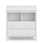 Cómoda Storkcraft Alpine 2 Cajones con Cambiador Blanco 03662-401