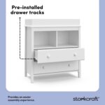 Cómoda Storkcraft Alpine 2 Cajones con Cambiador Blanco 03662-401