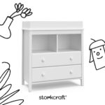Cómoda Storkcraft Alpine 2 Cajones con Cambiador Blanco 03662-401