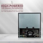 Schmecke - Refrigerador de vino con compresor de 12 botellas con cerradura | Gran bodega independiente | Refrigerador de