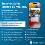 Arlo Cámara Ultra 2 Spotlight 4K HDR (2 cámaras, SmartHub incluido y requerido) | Cámara de seguridad inalámbrica para e