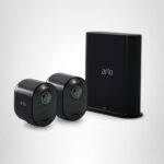 Arlo Cámara Ultra 2 Spotlight 4K HDR (2 cámaras, SmartHub incluido y requerido) | Cámara de seguridad inalámbrica para e