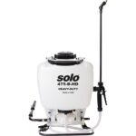 Pulverizador de Mochila SOLO 475-B-HD 4 Galones Bomba de Diafragma Resistente a la Lejía Negro y Blanco