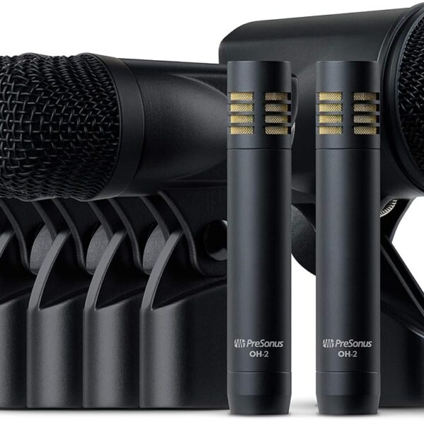 PreSonus DM-7: Juego completo de micrófonos de batería para grabación y sonido en vivo