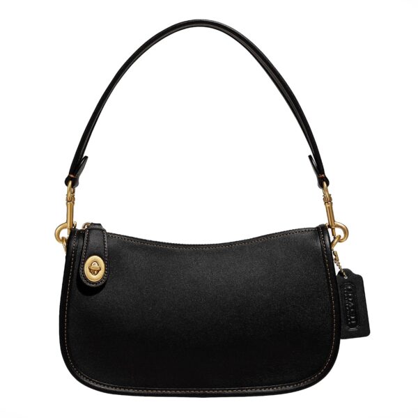 Bolso Coach Swinger C0638B4/BK de Cuero Negro con Correa Desmontable