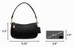 Bolso Coach Swinger C0638B4/BK de Cuero Negro con Correa Desmontable