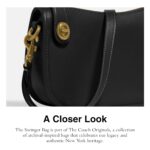 Bolso Coach Swinger C0638B4/BK de Cuero Negro con Correa Desmontable
